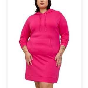 Torrid Cupro Hoodie Dress